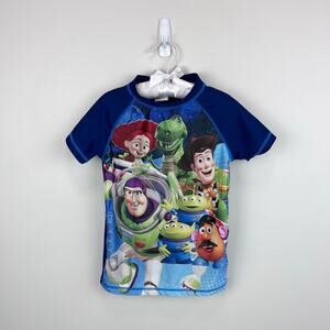 Disney Toy Story Short Sleeve Rash Guard Swim Top 6